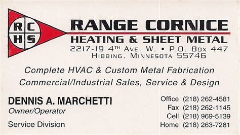 range cornice heating sheet metal|Range Cornice Heating & Sheet Metal Inc in Hibbing, MN 55746.